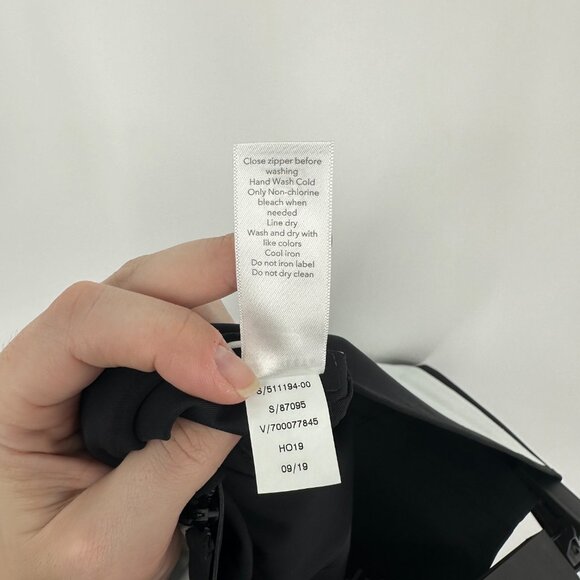 Athleta Interstellar Tight Colorblock Side Stripe High Rise Slit Pants Size 4‎ - Picture 10 of 11